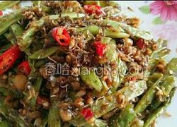 荞头腌菜炒豆角