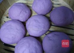 紫薯馒头的做法图解5