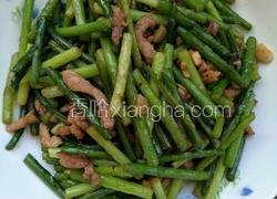 蒜台炒肉