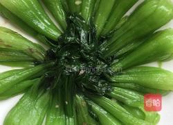 酱烧香菇油菜的做法图解4