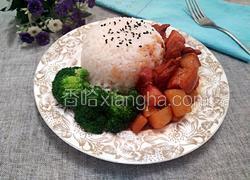红烧肉盖浇饭