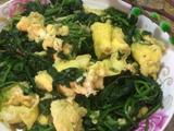 菠菜炒鸡蛋