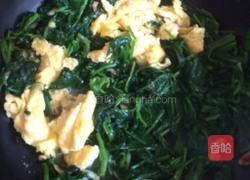 菠菜炒鸡蛋的做法图解9
