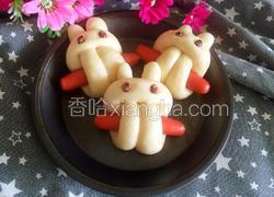 小兔香肠馒头（一次发酵法）