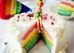 彩虹生日蛋糕