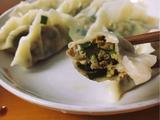 韭菜鸡蛋香菇豆干素饺