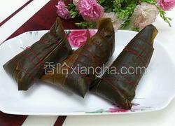 豆沙芝麻粽子