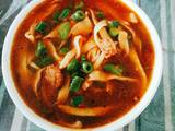 酸辣豆角肉丝面的做法[图]
