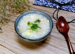 白玉菇疙瘩汤