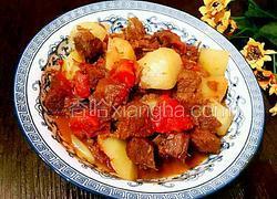 西红柿土豆炖牛肉