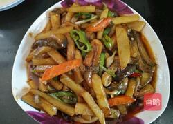 鱼香茄条的做法图解8