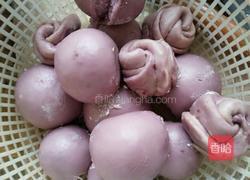 紫薯馒头的做法图解1