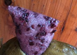 红豆黑米肉粽