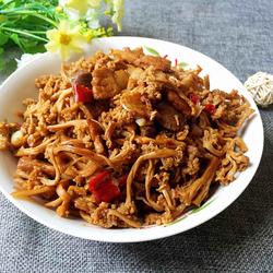 花菜干烧肉的做法[图]
