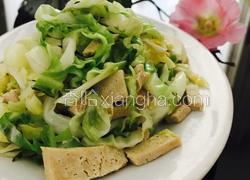 卷心菜清炒冻豆腐