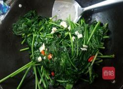 蒜香红薯叶的做法图解6