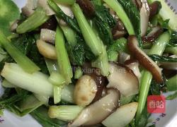 青菜香菇的做法图解6