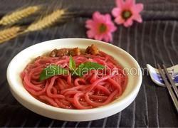 牛肉蔬汁面