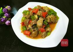 青红椒炒腰花的做法图解14