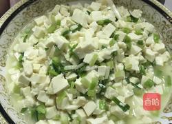 小葱拌豆腐的做法图解4