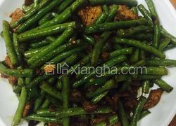 豇豆炒肉片