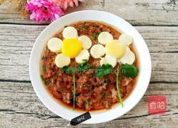 花朵肉炖蛋的做法图解6