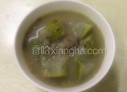 冬瓜绿豆扇骨汤