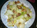 扣肉炒白菜的做法[图]