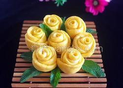 南瓜玫瑰花馒头