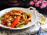 彩椒炒双菇的做法[图]