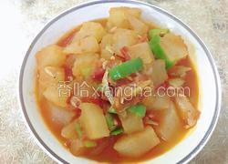 西红柿虾米炖冬瓜