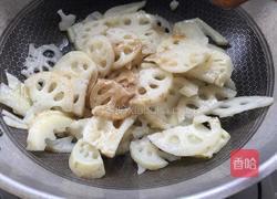 炒藕片的做法图解7