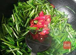 红椒炒韭菜的做法图解5
