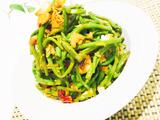 肉末煸豇豆丝