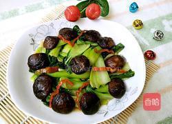 青菜香菇的做法图解9
