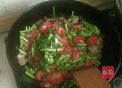 蒜苔蒸面的做法图解4
