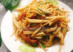 肉丝炒茭白丝
