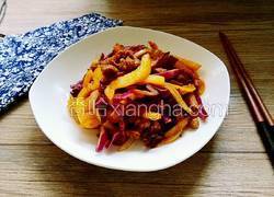 辣炒五彩肉丝