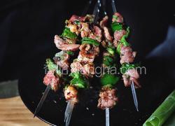 超好吃的烤肉配方 青椒烤羊肉/小羊排