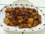 土豆番茄与猪肉组合