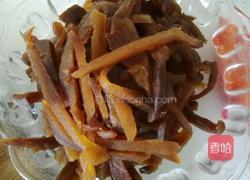 肉丝炒玫瑰大头菜的做法图解1