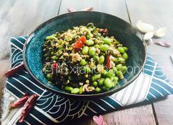 雪菜毛豆炒肉沫