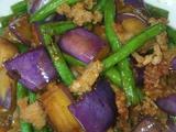 茄子烧豆角
