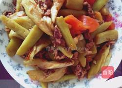 芋苗炒牛肉的做法图解16