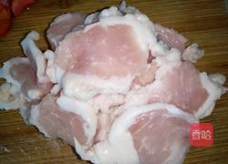 花菜炒肉的做法图解3