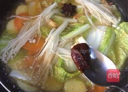 辣白菜豆腐汤的做法图解7