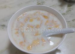 芒果燕麦牛奶粥