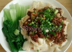 酱爆牛肉皮带面