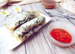 蒜汁马齿苋饼