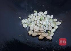 苋菜杆炒蚕豆的做法图解4